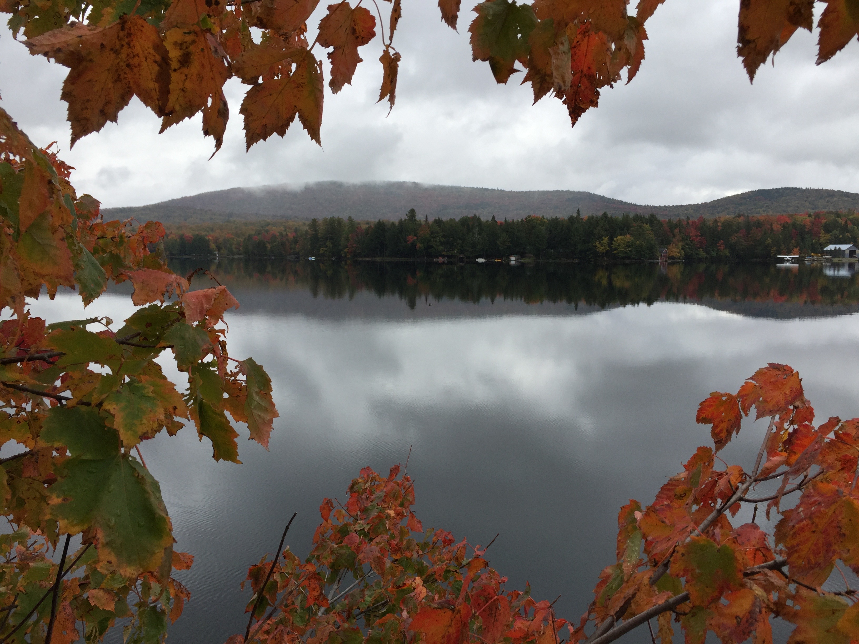 Fall colour on Seventh Lake